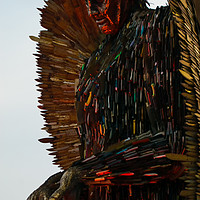 Buy canvas prints of The Knife Angel: A Monument Against Violence by andrew blakey