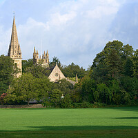Buy canvas prints of Llandaff Cathedral by Richard Downs