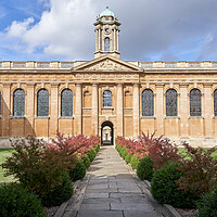 Buy canvas prints of The Queen's College, Oxford by Richard Downs