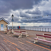 Buy canvas prints of Penarth Pier by Richard Downs