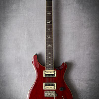 Buy canvas prints of Vintage Cherry PRS Standard 24 Guitar by Richard Downs