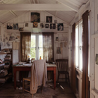 Buy canvas prints of The Writing Shed by Richard Downs