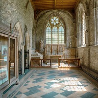 Buy canvas prints of The Chapel of St Edward the Confessor, St David's  by Richard Downs