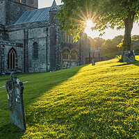 Buy canvas prints of Sunrise at St Davids by Richard Downs