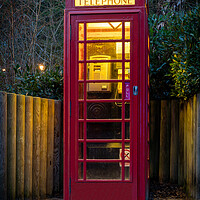 Buy canvas prints of Red Phone Box by Richard Downs