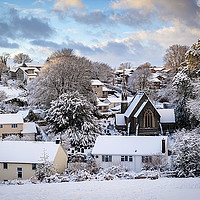 Buy canvas prints of Christmas in South Wales by Richard Downs