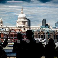 Buy canvas prints of London and St Paul's by Richard Downs