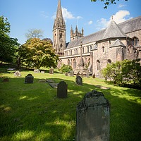 Buy canvas prints of Llandaff Cathedral, South Wales by Richard Downs