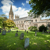 Buy canvas prints of Llandaff Cathedral in Wales by Richard Downs