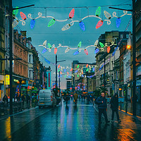 Buy canvas prints of St Mary's Street, Cardiff by Richard Downs