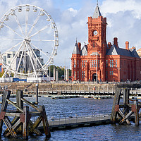 Buy canvas prints of Cardiff Bay by Richard Downs