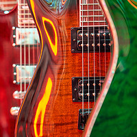Buy canvas prints of Guitar Shop by Richard Downs