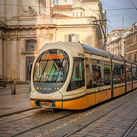 Buy canvas prints of Milan Tram#3 by Richard Downs