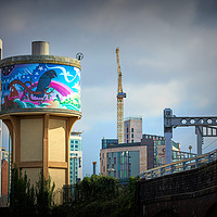 Buy canvas prints of Water Tower by Richard Downs