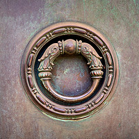 Buy canvas prints of Bronze Door by Richard Downs
