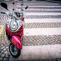 Buy canvas prints of Moped by Richard Downs
