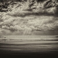 Buy canvas prints of Storm Sky Mono by Richard Downs