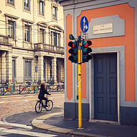 Buy canvas prints of Milan by Bike by Richard Downs