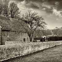 Buy canvas prints of Vintage Farmhouse by Richard Downs