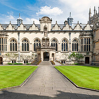 Buy canvas prints of Oriel College, Oxford by Richard Downs
