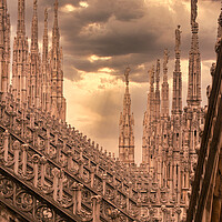 Buy canvas prints of Italian Gothic by Richard Downs