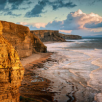 Buy canvas prints of Dunraven Bay by Richard Downs