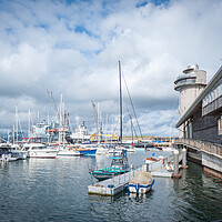 Buy canvas prints of National Maritime Museum, Falmouth by Richard Downs