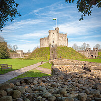 Buy canvas prints of The Norman Keep by Richard Downs