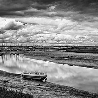 Buy canvas prints of The Boats of Maldon Estuary in Summer by John Williams