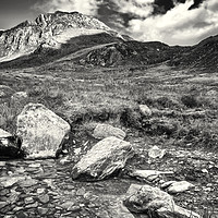 Buy canvas prints of Snowdonia Wales Journey of Mountains by John Williams