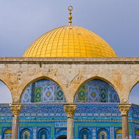 Buy canvas prints of Dome of the rock by Kobby Dagan