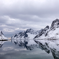 Buy canvas prints of Frozen Reflections by Eirik Sørstrømmen