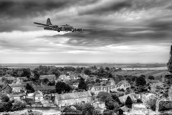 B17 Nearly Home Picture Board by David Stanforth