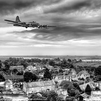 Buy canvas prints of B17 Nearly Home by David Stanforth