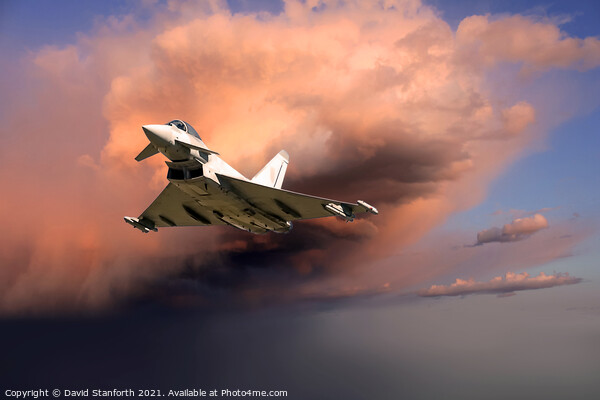 Eurofighter Typhoon Picture Board by David Stanforth