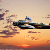 Buy canvas prints of BBMF Lancaster by David Stanforth