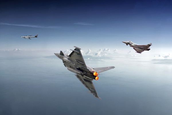 Eurofighters protecting our borders   Picture Board by David Stanforth