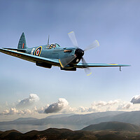 Buy canvas prints of Reconnaissance Spitfire by David Stanforth