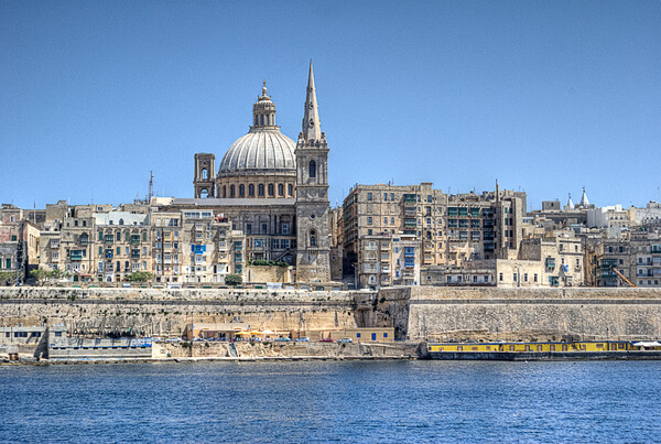 St. John's Cathedral Valletta Picture Board by David Stanforth