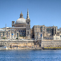 Buy canvas prints of St. John's Cathedral Valletta by David Stanforth