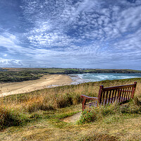 Buy canvas prints of Dreaming of Pentire Beach by David Stanforth