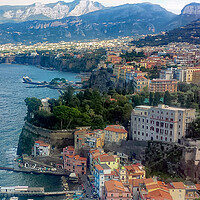 Buy canvas prints of Sorrento by David Stanforth