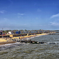 Buy canvas prints of Southwold Seafront by David Stanforth