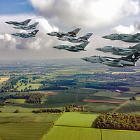 Buy canvas prints of Farewell to the Tornado by David Stanforth