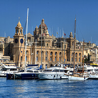 Buy canvas prints of Valletta Harbour - Malta by David Stanforth