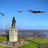 Buy canvas prints of Memorial Flypast by David Stanforth