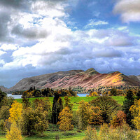 Buy canvas prints of Cat Bells from Crow Park by David Stanforth