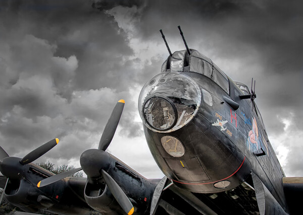 Storm clouds over Lancaster Just Jane Picture Board by David Stanforth