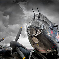 Buy canvas prints of Storm clouds over Lancaster Just Jane by David Stanforth