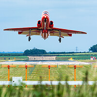 Buy canvas prints of Red Arrow - Up Up and Away  by David Stanforth